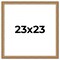 23x23 Museum-Quality Picture Frame with UV-Resistant Acrylic & Acid-Free Backing, Available in 4 Finishes - Gold, Silver, Bronze, and Black